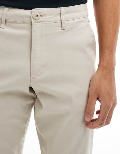 ASOS DESIGN – Schmale Chinohose in Stone, 4 von 5