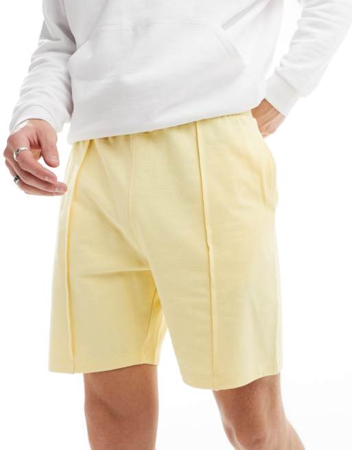 Asos yellow shorts clearance