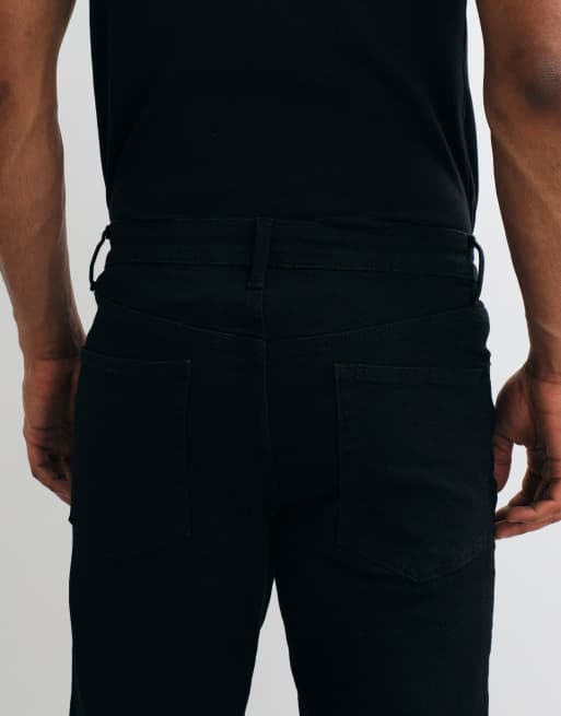 ASOS DESIGN – Schmale Stretch-Jeans in Schwarz , 5 von 5