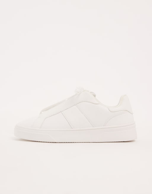 ASOS DESIGN – Schnürsneaker in gewalktem Weiß, 2 von 5