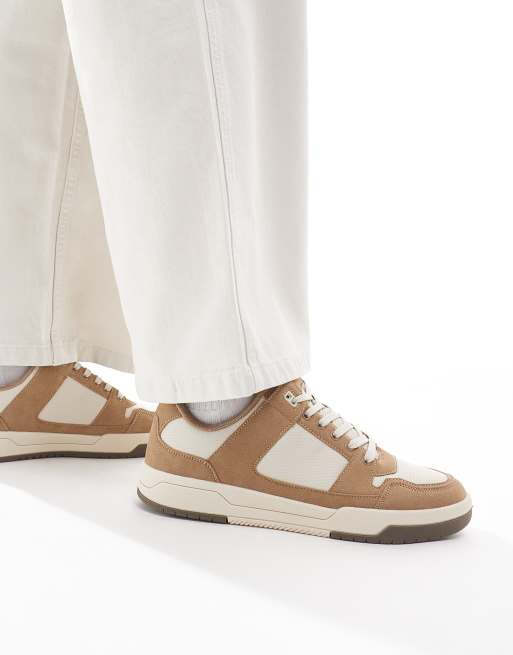 ASOS DESIGN – Schnürsneaker in Stein mit Gummisohle, 5 von 5