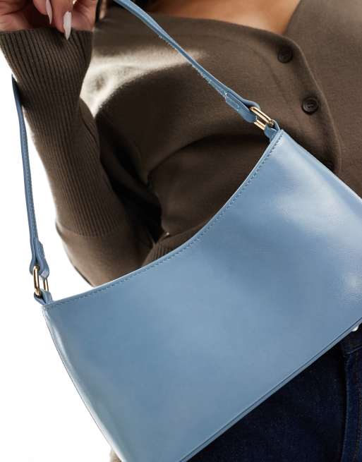 ASOS DESIGN - Schoudertas in jaren 90-stijl in blauw