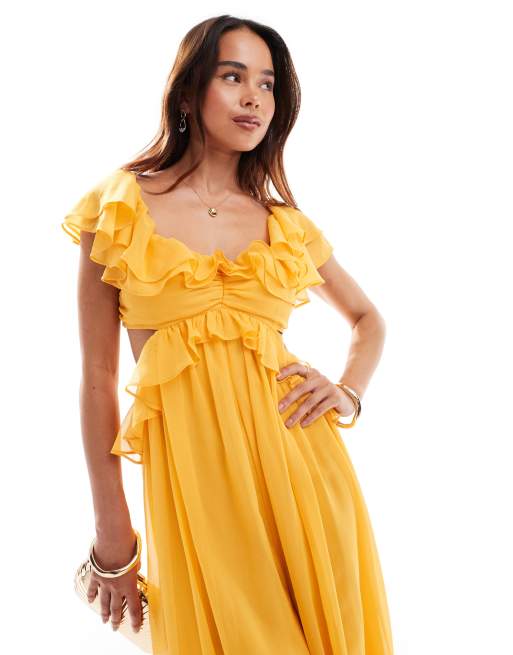 Asos yellow jumpsuit online