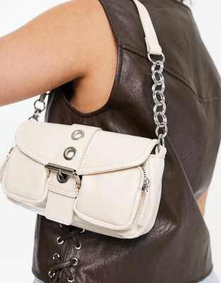 NA-KD x Moa Mattsson – Weicher Oversize-Strickpullover in Beige ASOS