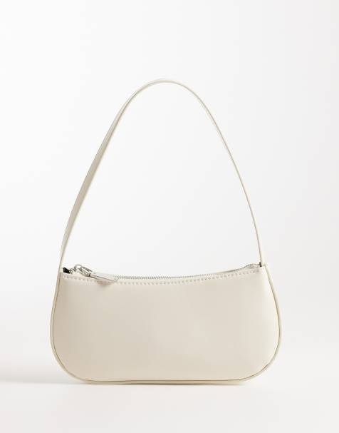 ASOS DESIGN – Schultertasche in Cremeweiß - view 1