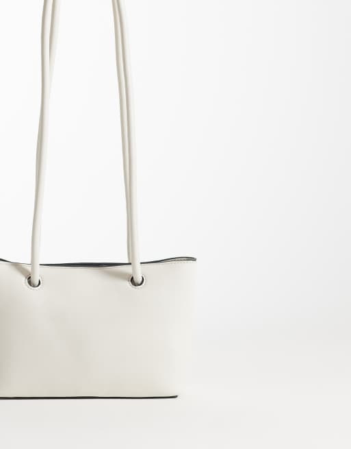 ASOS DESIGN – Schultertasche in Cremeweiß, 4 von 4