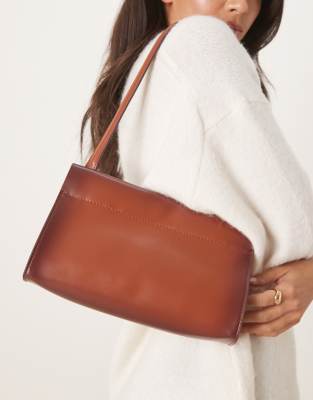 ASOS DESIGN - Schultertasche in Hellbraun mit Farbverlauf-Brown