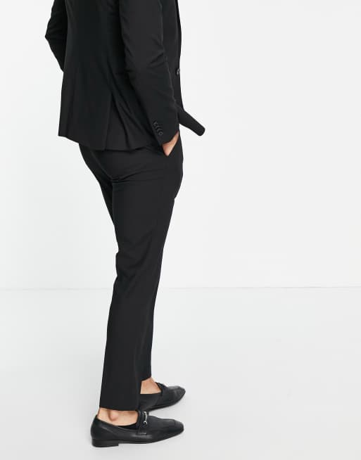 ASOS DESIGN – Schwarze schmal geschnittene Anzughose, 2 von 4