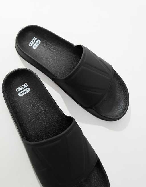 ASOS DESIGN – Schwarze Slider, 3 von 4