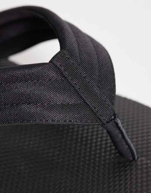 ASOS DESIGN – Schwarze Zehenstegsandalen mit Riemen aus Ripsband, 3 von 4