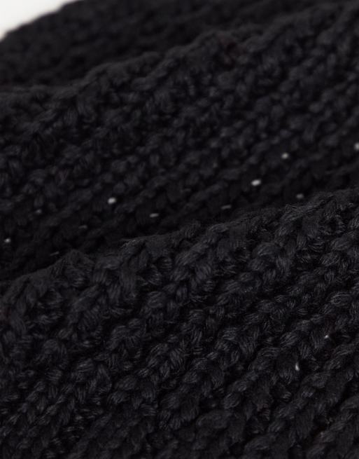 ASOS DESIGN – Schwarzer Strickschal, 4 von 4