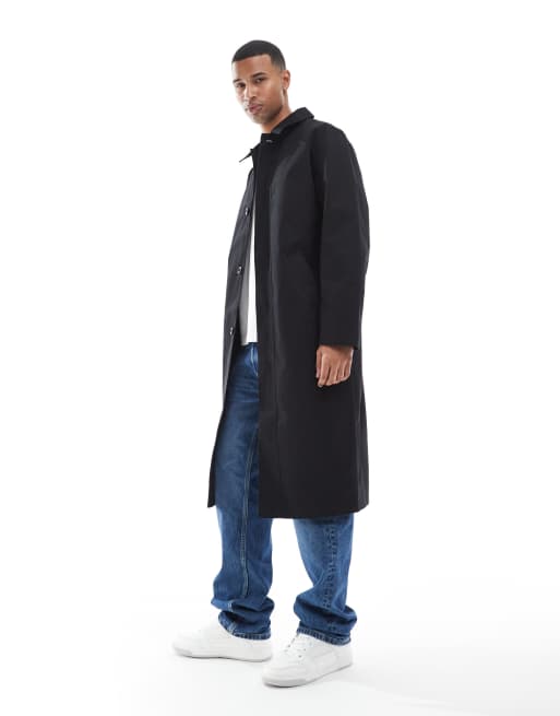 ASOS DESIGN – Schwarzer Trenchcoat, 3 von 4