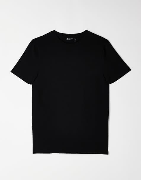 ASOS DESIGN – Schwarzes Muskelshirt mit Rundhalsausschnitt - view 1