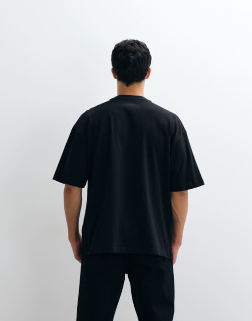 ASOS DESIGN – Schweres Oversize-T-Shirt in Schwarz, 5 von 5