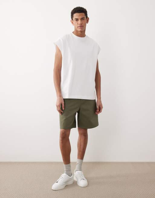 ASOS DESIGN – Schweres Oversize-Tanktop in Weiß mit Flügelärmeln , 2 von 5