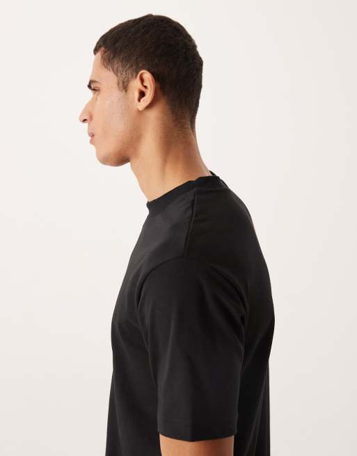 ASOS DESIGN – Schweres, weiches T-Shirt in Schwarz mit lockerem Schnitt, 4 von 5