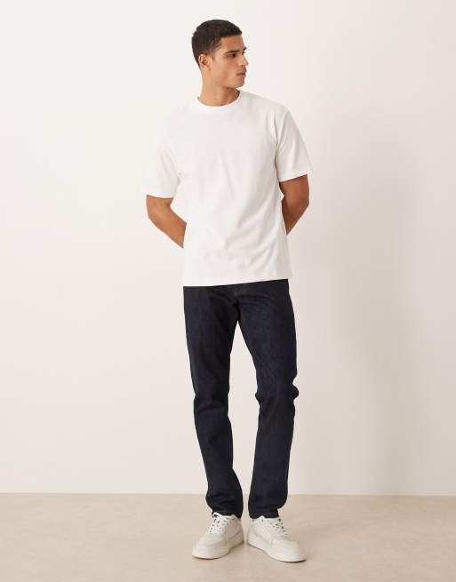 ASOS DESIGN – Schweres, weiches T-Shirt in Schwarz mit lockerem Schnitt, 2 von 5