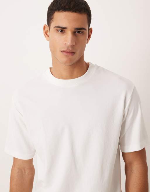 ASOS DESIGN – Schweres, weiches T-Shirt in Schwarz mit lockerem Schnitt, 5 von 5