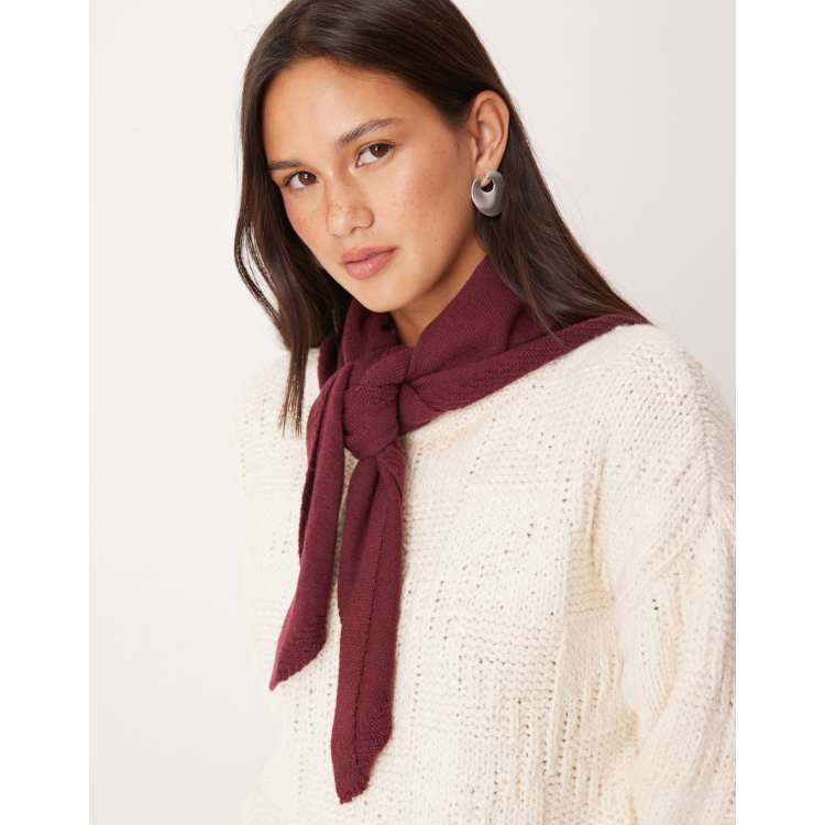 SCIARPA AD ANELLO LANA E TESSUTO FIORI - Donna - Abbigliamento - d