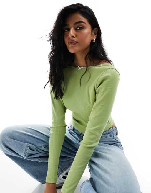 Asos store green top