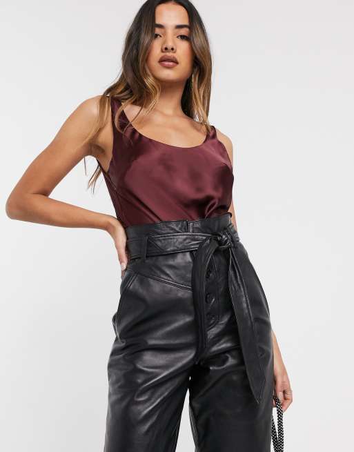 ASOS DESIGN scoop neck cami in satin