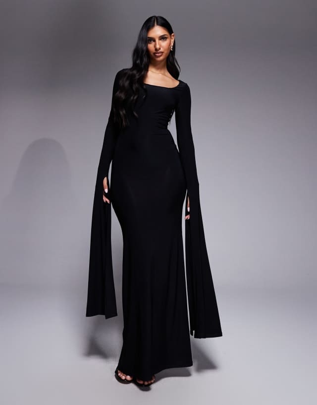 ASOS Design - Scoop Neck Maxi Dress - Women - Polyester - S