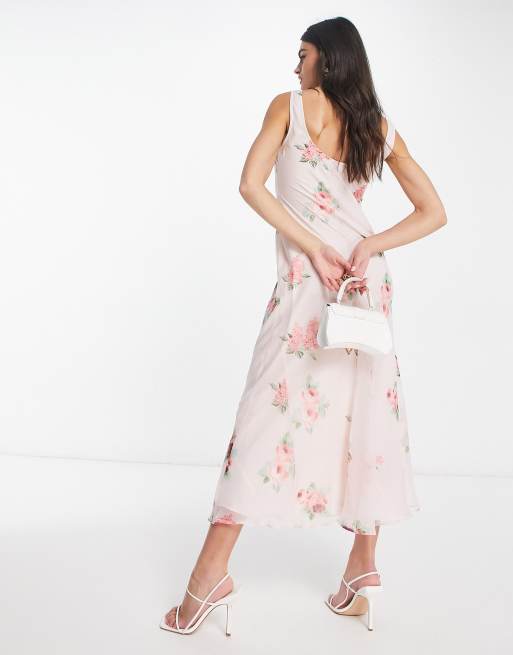 Chiffon best sale slip dress