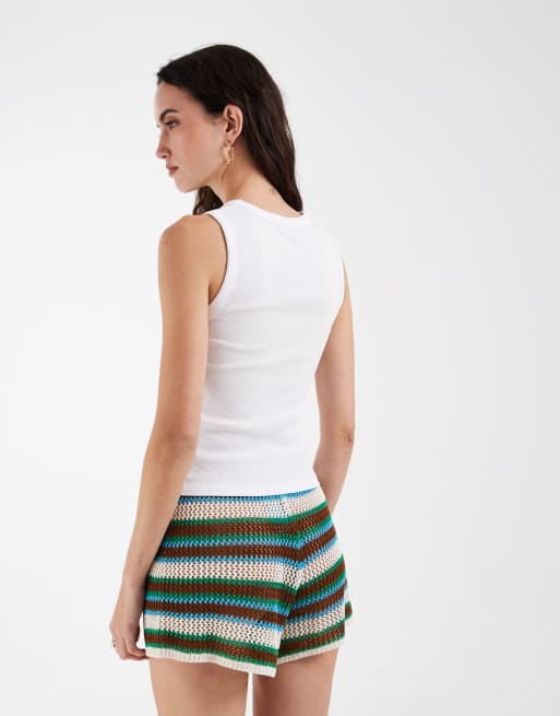 ASOS DESIGN scoop tank top with embellished lemons graphic in white, 4 of 4