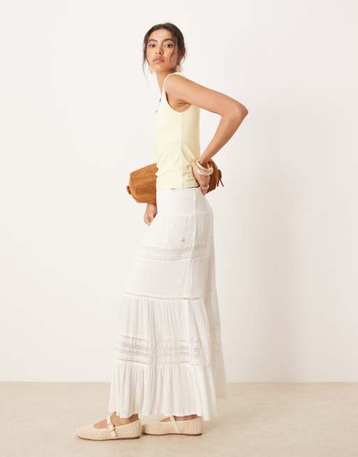 ASOS DESIGN scoop vest with bust support in buttermilk, 3 of 4