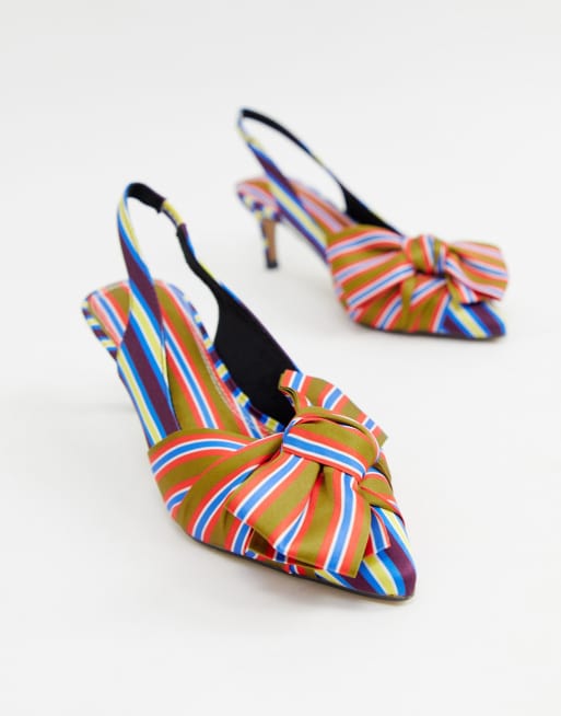 scarpe a righe