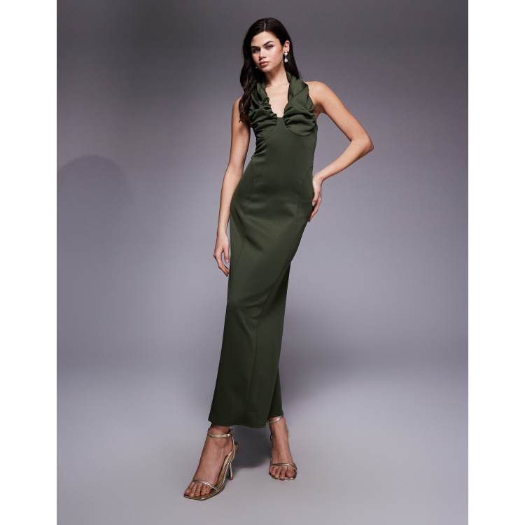 black formal dress bridesmaids Eva Fashion 3485 Long Slit Size:41 / UK8 main image 0
