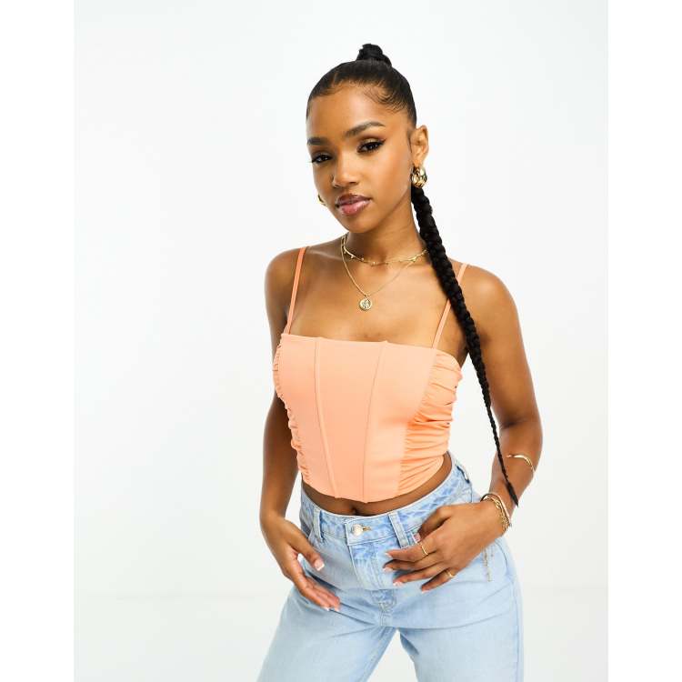Asos coral top Clearance