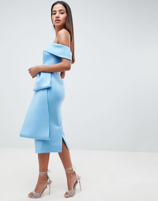 Asos scuba outlet midi dress