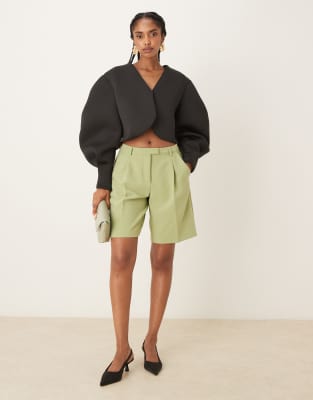 Asos Design Scuba Extreme Volume Sleeves Jacket
