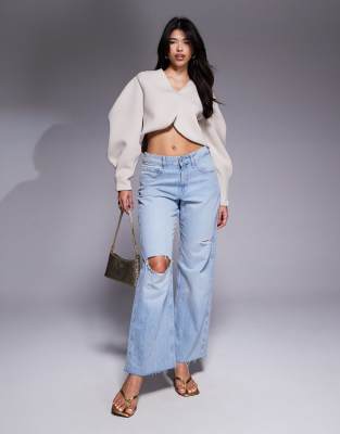 Asos Design Scuba Extreme Volume Sleeves Jacket