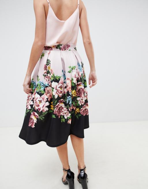 Asos design midi hotsell prom skirt in scuba