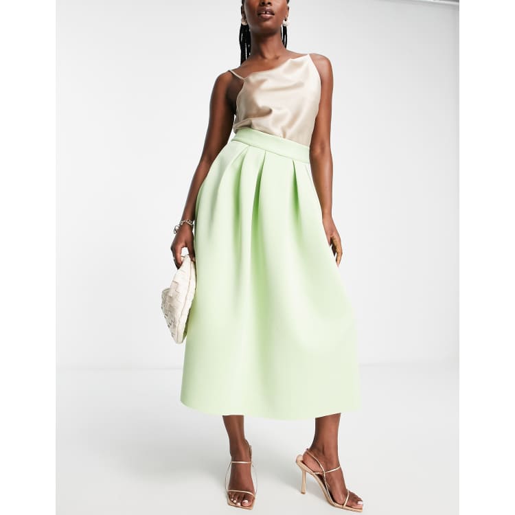 Plus size shop scuba midi skirt