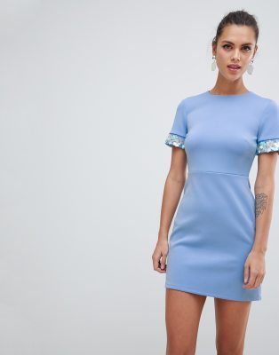 asos design scuba dress