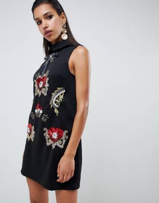 asos heart dress