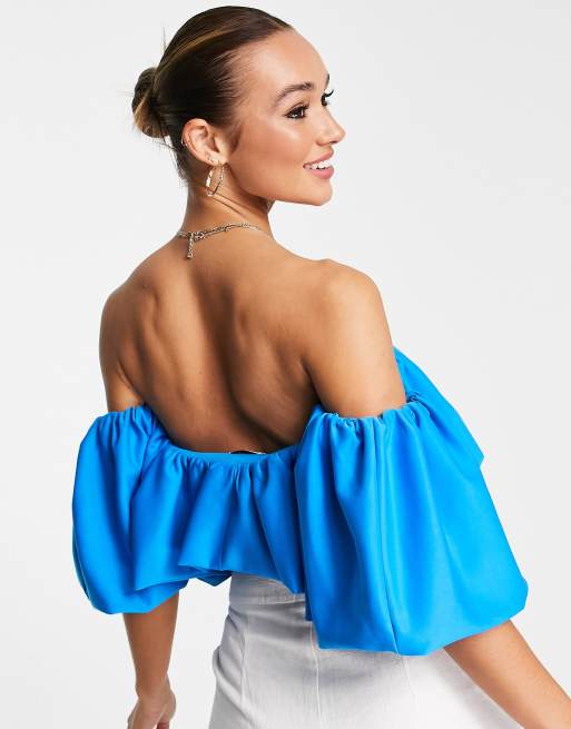 Asos off the shoulder hot sale top