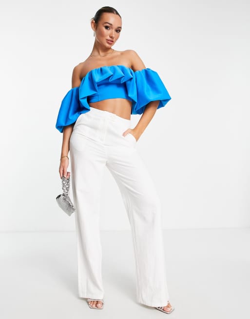 Asos off discount the shoulder top