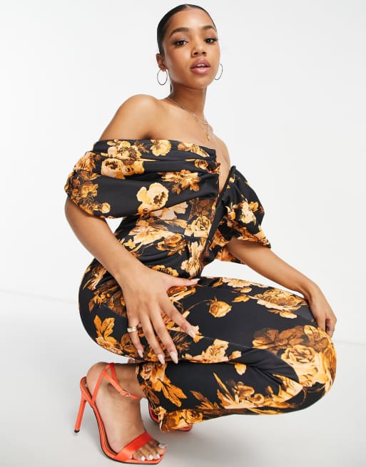 Asos floral store scuba dress