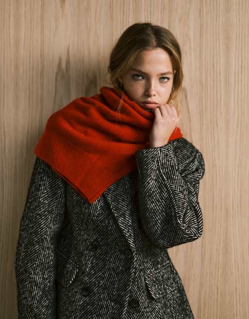 ASOS DESIGN - Sculpted nette korte jas in visgraat, 3 van 4