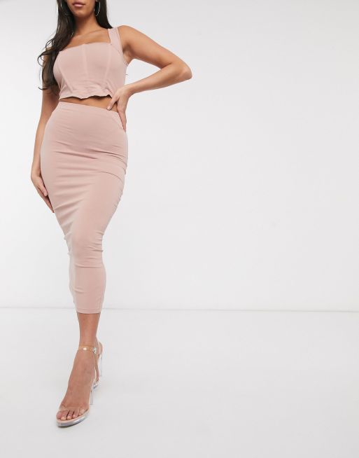 Beige skirt outlet asos