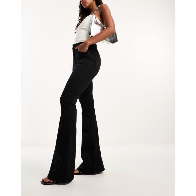 ★★ ★★ Here Black High Rise Flare Fit Italian 726 High Rise Flare Women's Jeans - Dark Wash | Levi's® US