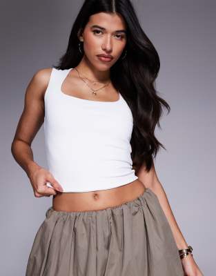 Asos Design Sculpting Wide Strap Tank Top