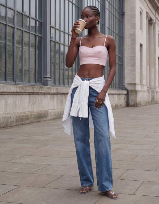 ASOS DESIGN seam detail bralet in dusty pink - part of a set, 11 of 11