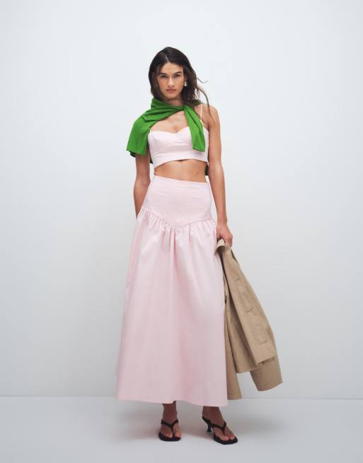 ASOS DESIGN seam detail bralet in dusty pink - part of a set, 2 of 11