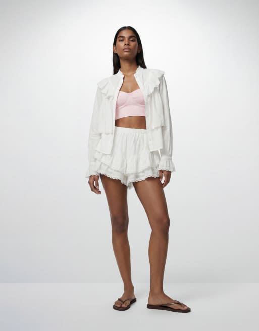 ASOS DESIGN seam detail bralet in dusty pink - part of a set, 8 of 11
