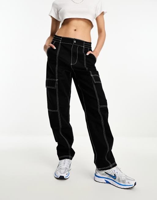 Black cargo pants